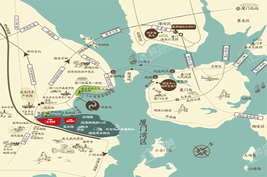 厦门三盛璞悦海位置怎么样湾区核心配套优越