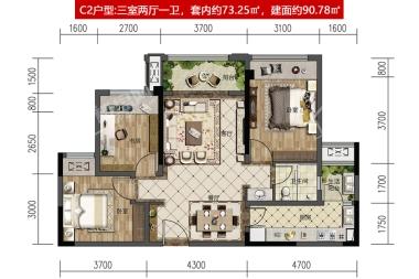 重庆金地自在城小区相册_户型图-重庆楼盘网