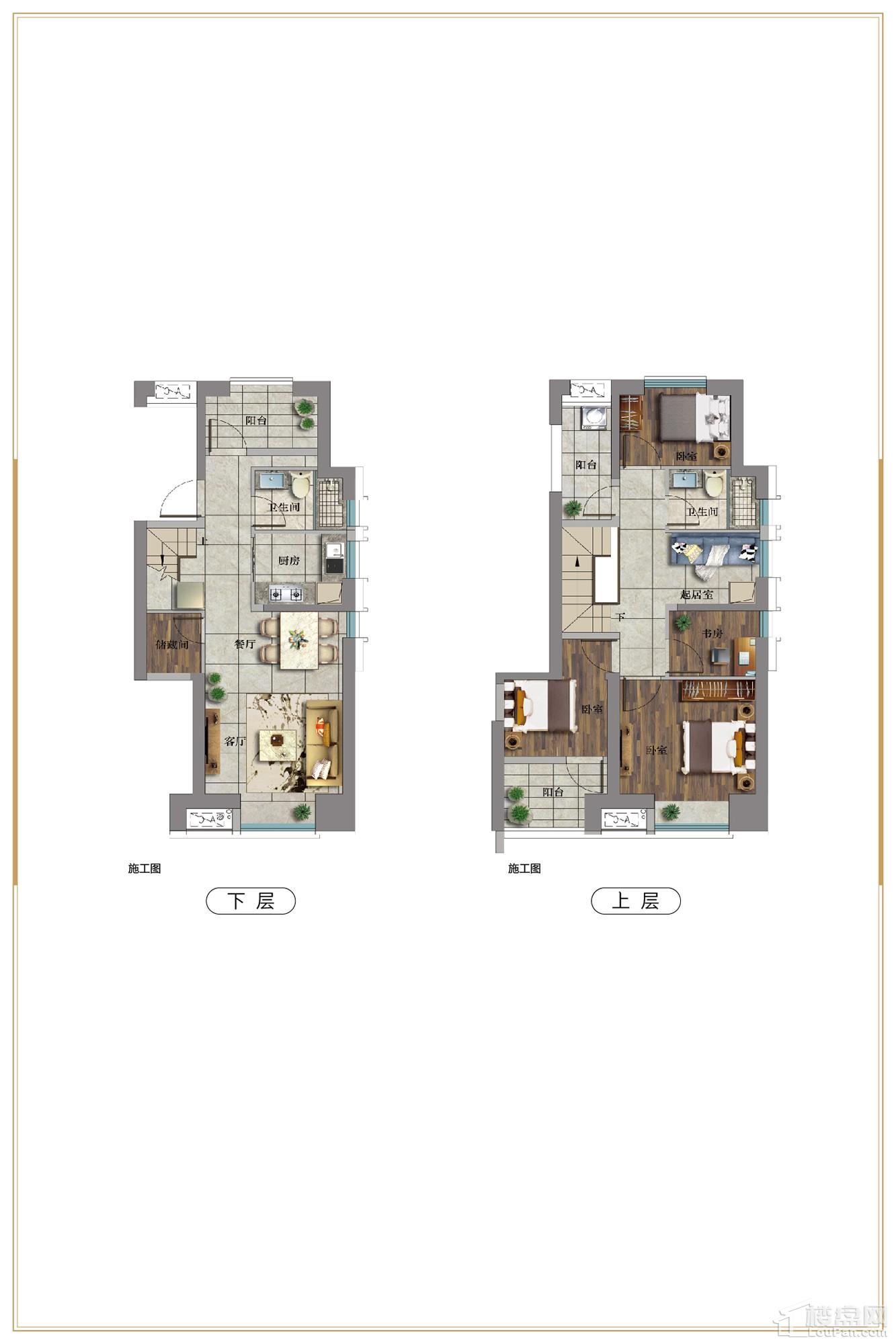 厦门融信铂悦湾3室2厅2卫户型图-厦门楼盘网