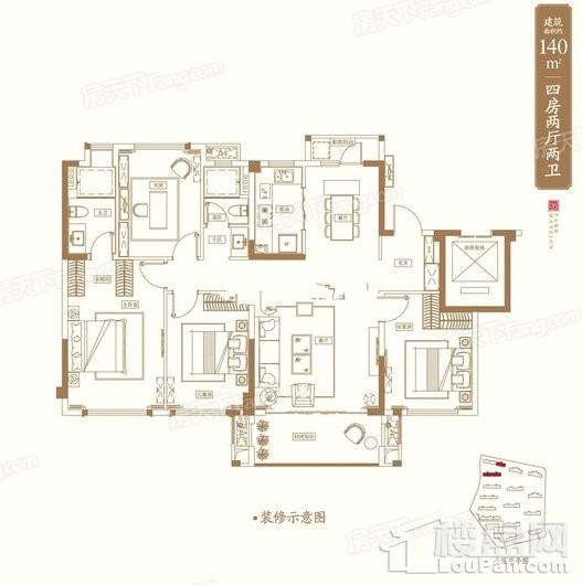 融侨碧桂园铂玥府户型图-莆田楼盘网