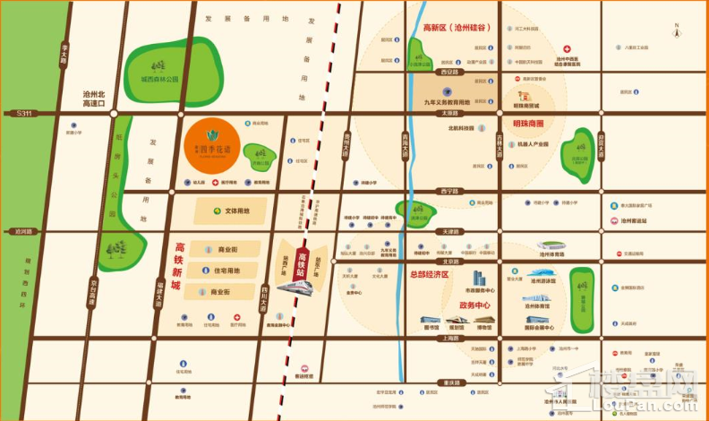 荣盛罗湖61四季花语图片_户型图_样板间图_装修效果图-沧州楼盘网