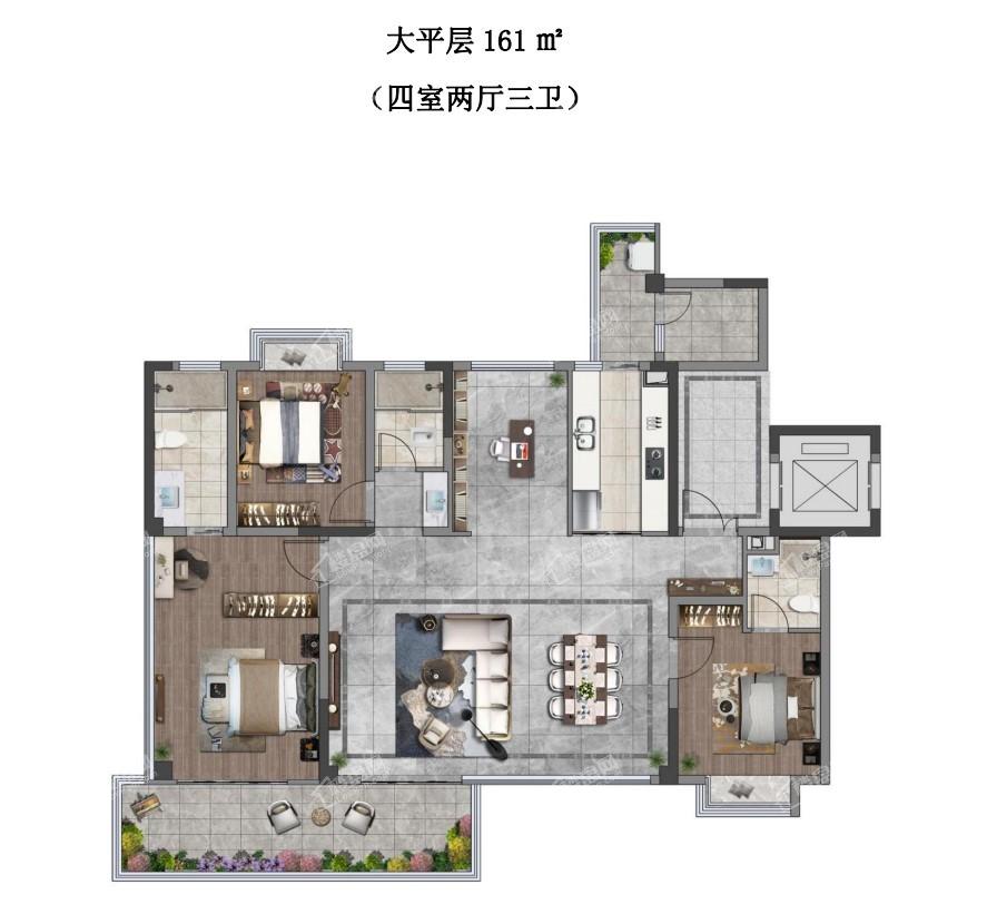 眉山万景峰汇户型图-眉山楼盘网