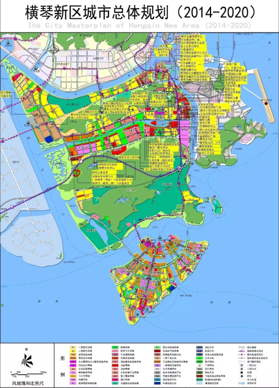 横琴新区发展规划及区域示意图-珠海楼盘网