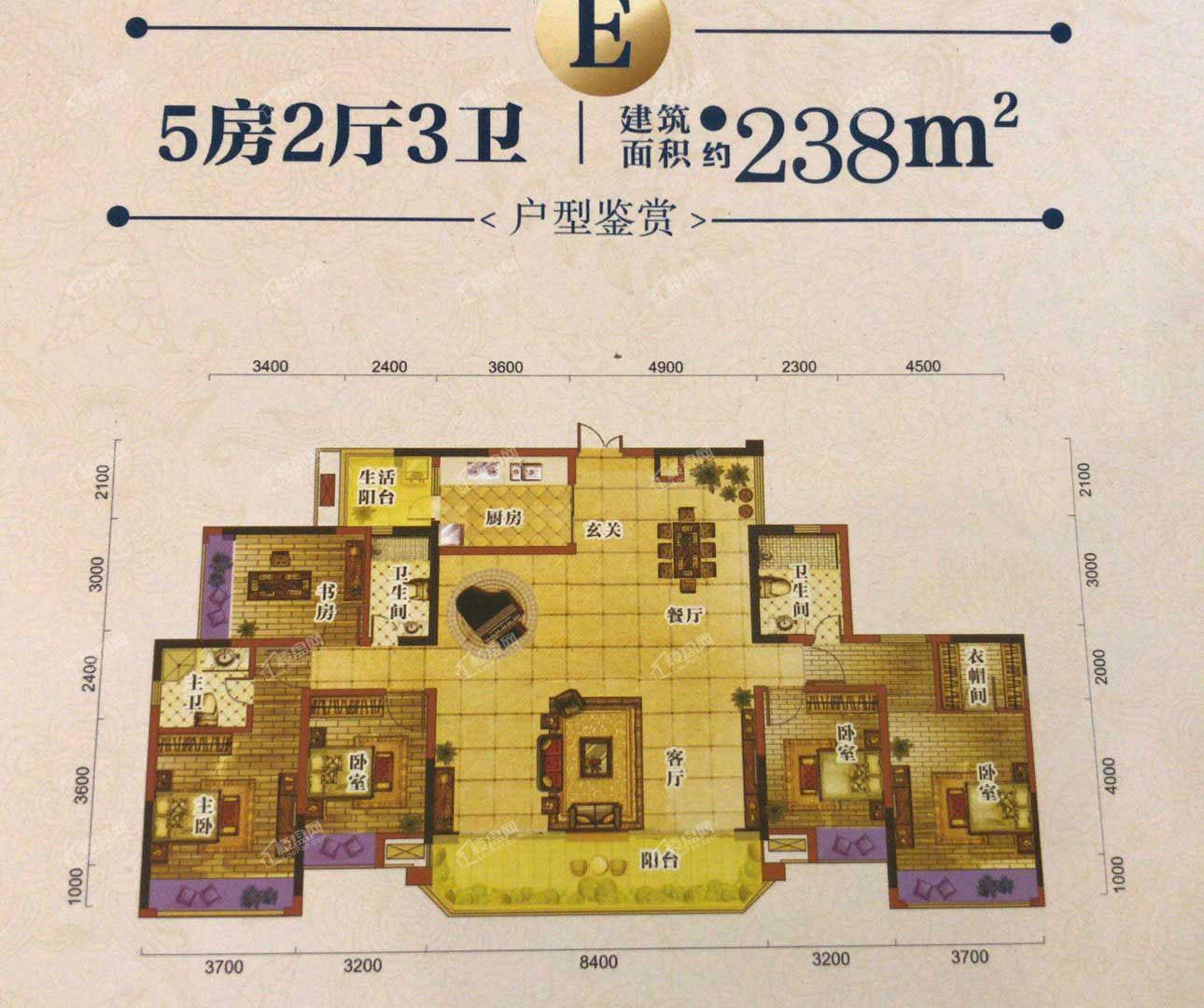 钦州天润一号户型图3