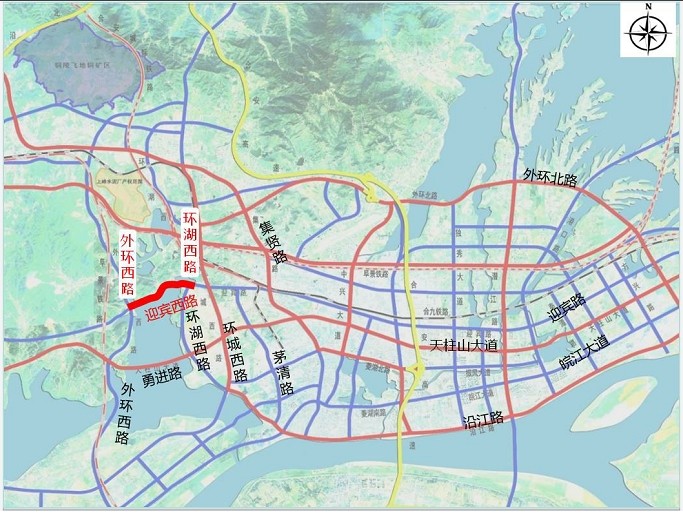 安庆市迎宾西路(环湖西路-外环西路)工程方案