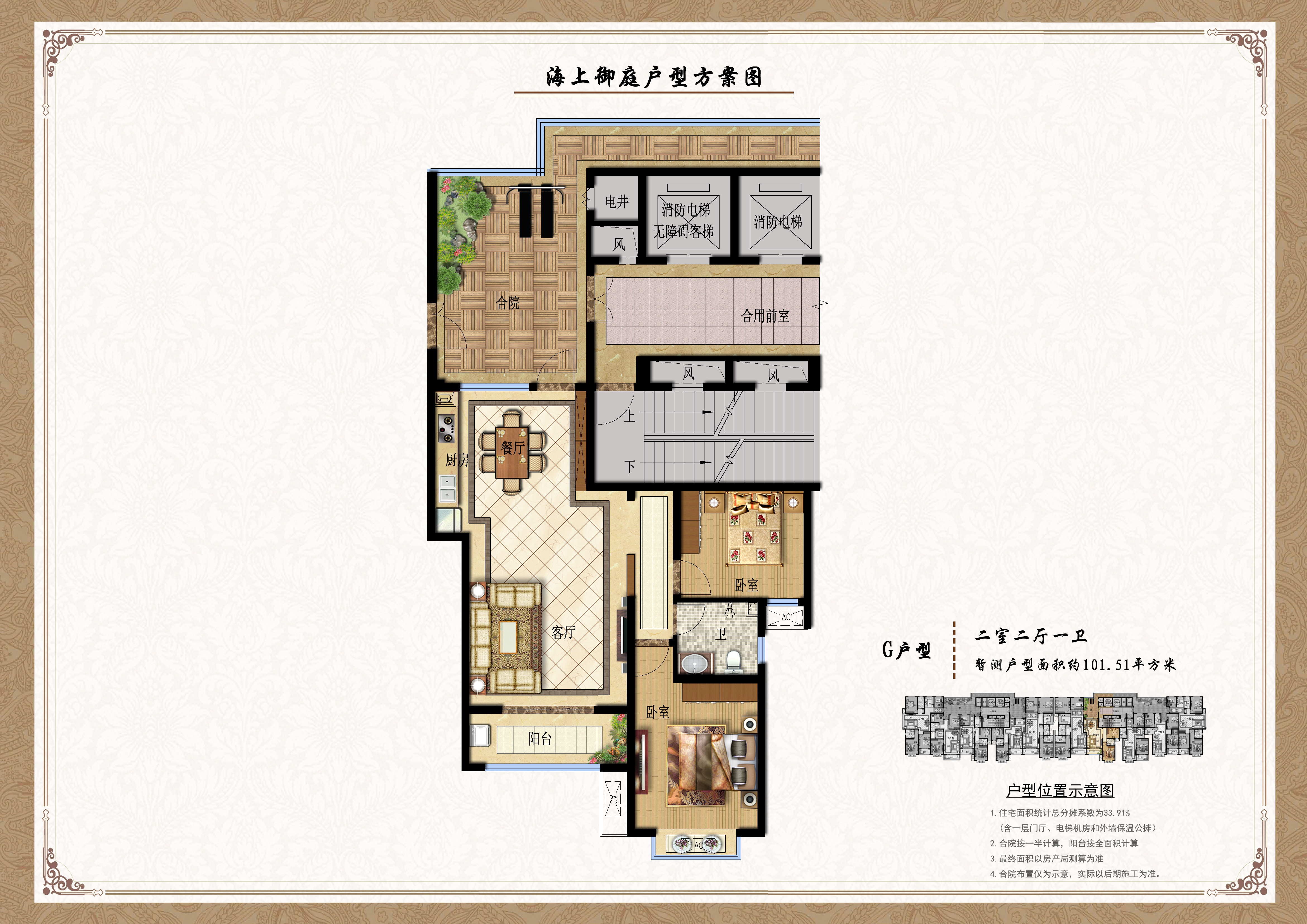 鼓楼·海上誉庭户型鉴赏-运城楼盘网