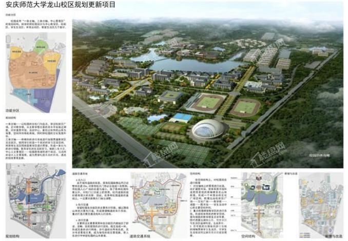 安庆师范大学龙山校区 新增建筑面积24.03万平方米