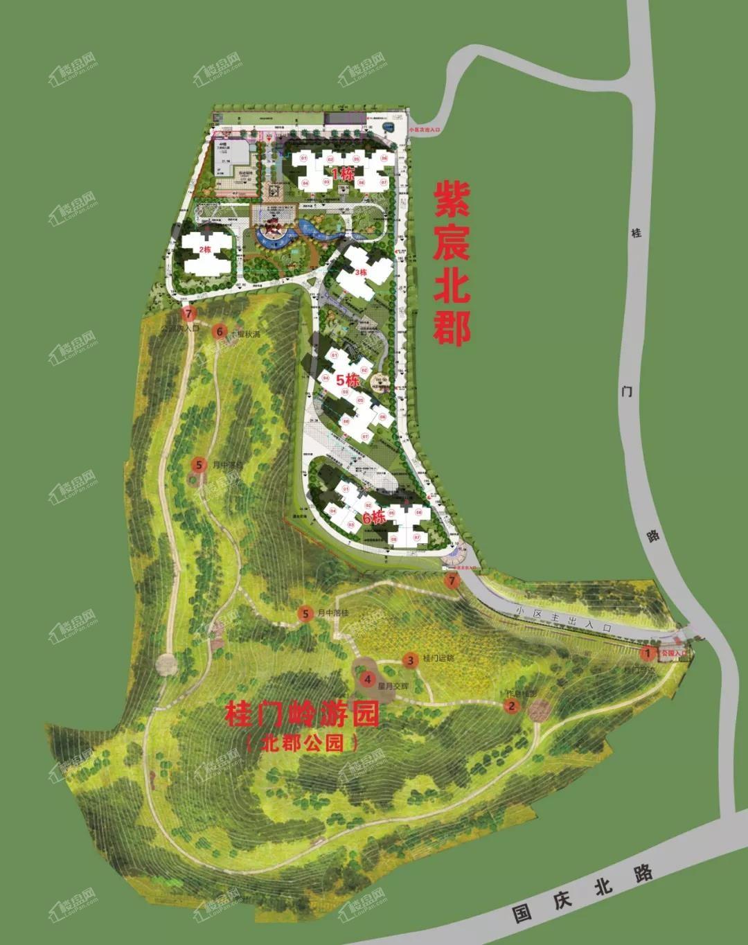 桂门岭游园规划图