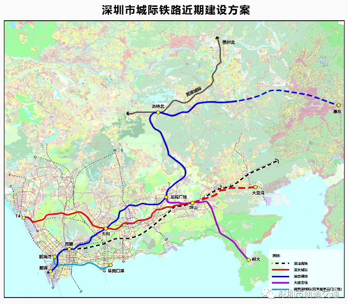 引人关注的是,深惠城际项目计划起于深圳前海,经龙华,平湖,惠州新圩