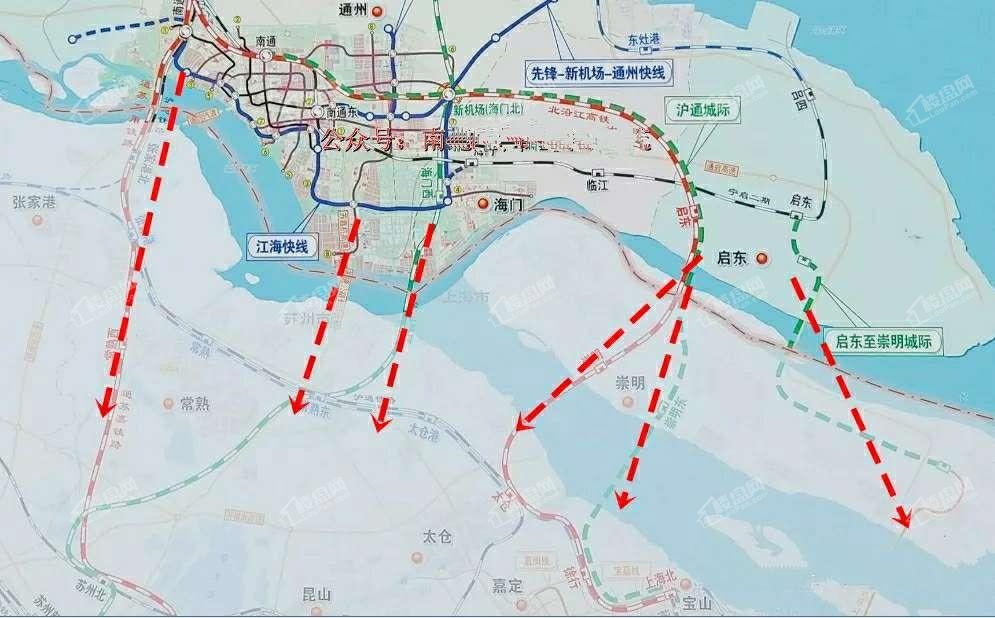 如果未来—北沿江高铁通车,沪通城际通车以后,南通才是真正的北上海