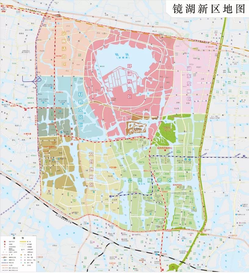 镜湖新区规划地图发布!绍兴龙湖天街效果图首次曝光