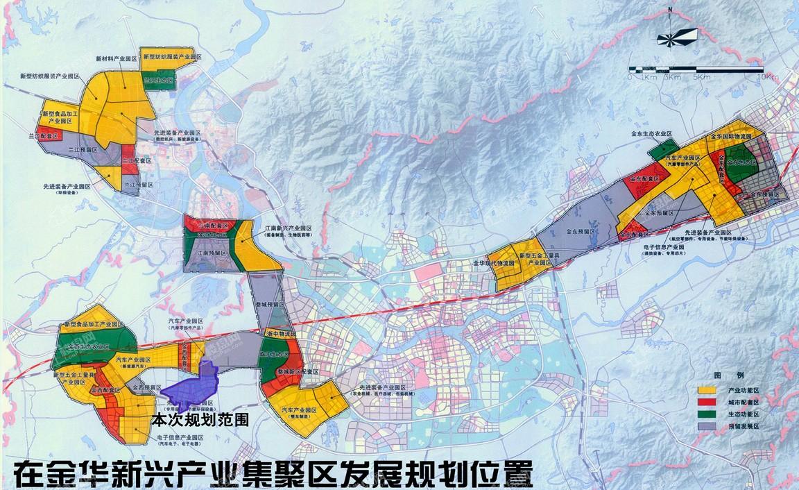 金华市婺城区蒋堂镇区控制性详细规划批后公布