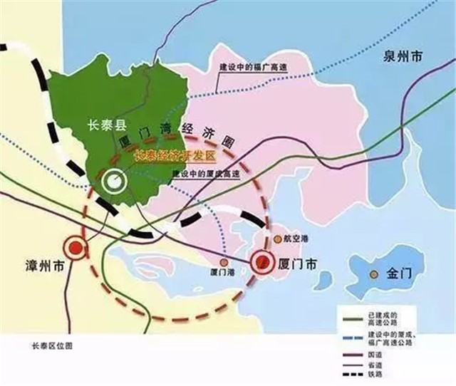 纵观联十一线长泰段全程轨迹:由东向西跨越整个长泰,西接漳龙高速,一