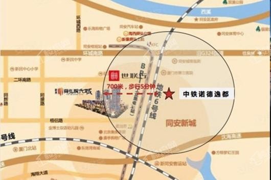 中铁诺德逸都地处厦门环东海域新城,周边聚合同安高新技术园,洪塘产业