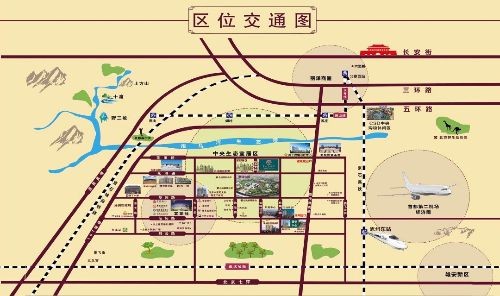 涿州四季北岸区位图