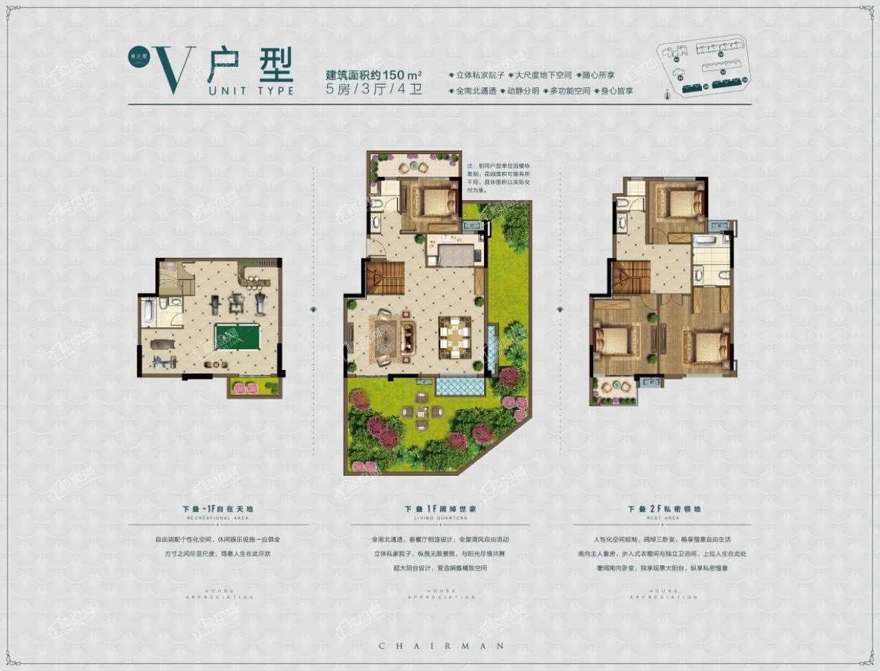 翔安雅居乐御宾府叠墅户型 叠墅多少钱