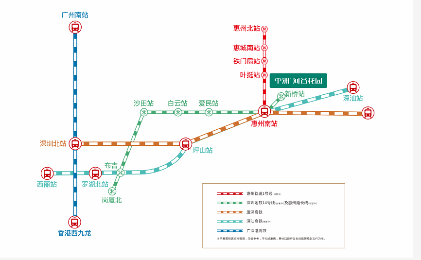 站港西九龙;深圳地铁14号线(在建中)延长线(规划中)官宣1-2年内动工