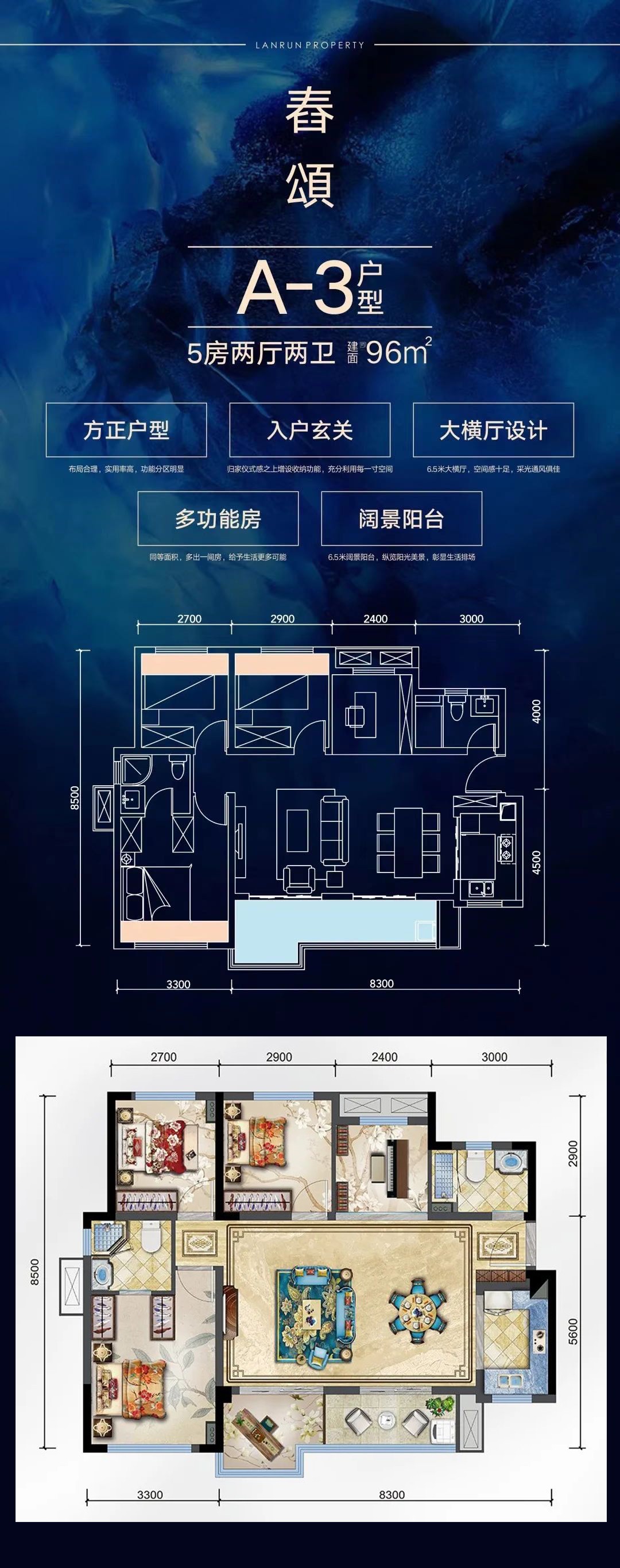 蓝润春风屿楠户型怎么样?位置在哪里?