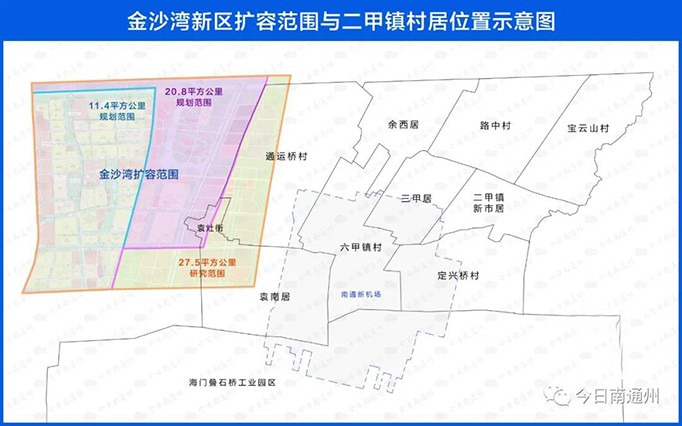 (以上资料为汐宇提供) 随着南通新机场选址确定,金沙湾新区由初稿规划