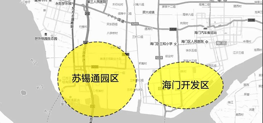 目前规划中的 海太过江通道将从海门开发区过江,一举让海门开发区成为