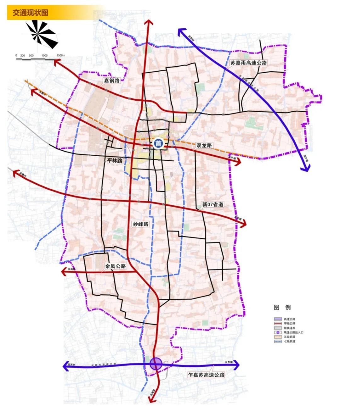 新丰镇将建设有四条主干道:现有双龙路老的07省道,新07省道,再建设平