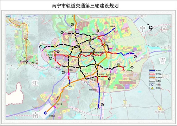 南宁地铁增至13条!龙岗/仙葫/沙井/柳沙喜提地铁?