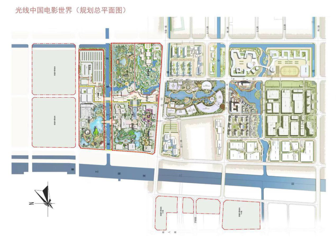 光线娱乐中心,光线电影乐园,外景基地等六大核心板块,在扬州打造一座