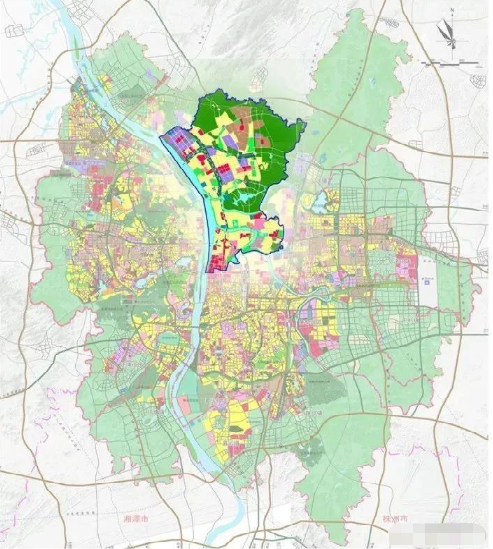 湘潭楼市 土地市场 规划范围:北至三环绕城线,东至芙蓉北路,南至北