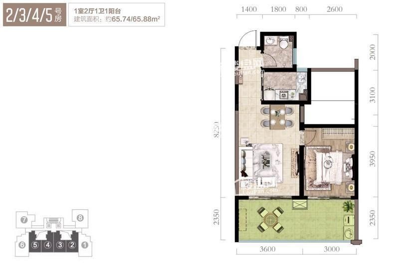 山湖海户型解析|五证齐全典藏小户 低总价在售户型鉴赏