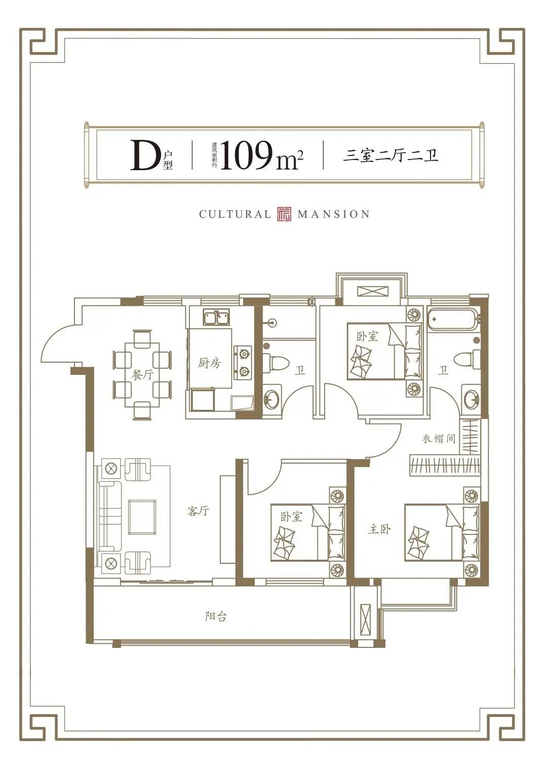 建面约86-126㎡返乡优选户型『中基·文博府』