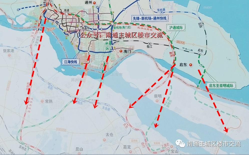 南通共有8个过江通道项目得到规划支持,未来将形成"八龙