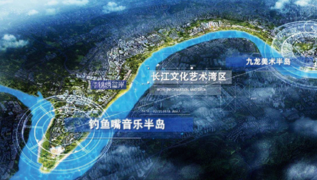 2021重庆西区楼市翻红,艺术湾头排墅区将长江价值推向新高