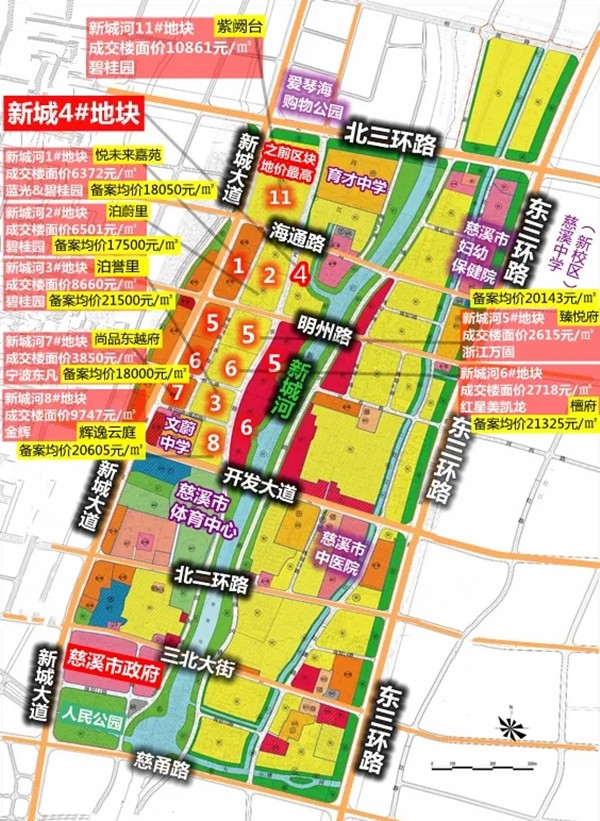 宁波楼市 本地楼市 数据显示,上图新城河区块内最早开售的碧桂园泊蔚