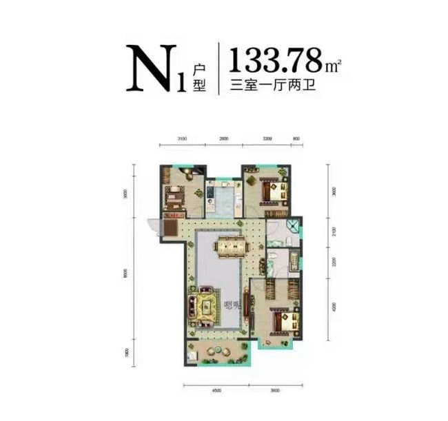 运城长江源东湖湾项目总占地约378亩,总建筑面积约56万㎡,领域之上