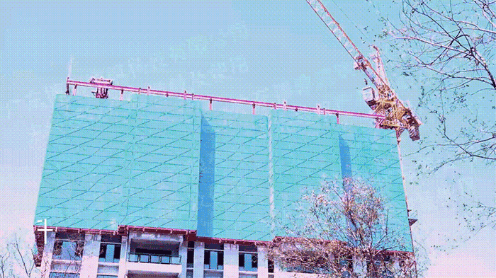 自升造楼平台同步顶升功能