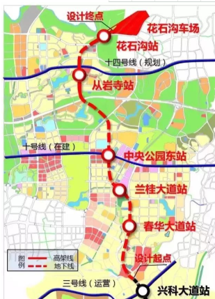 本地楼市 2017年开始修,计划2022年完工,这是二期,轨道交通9号线二期