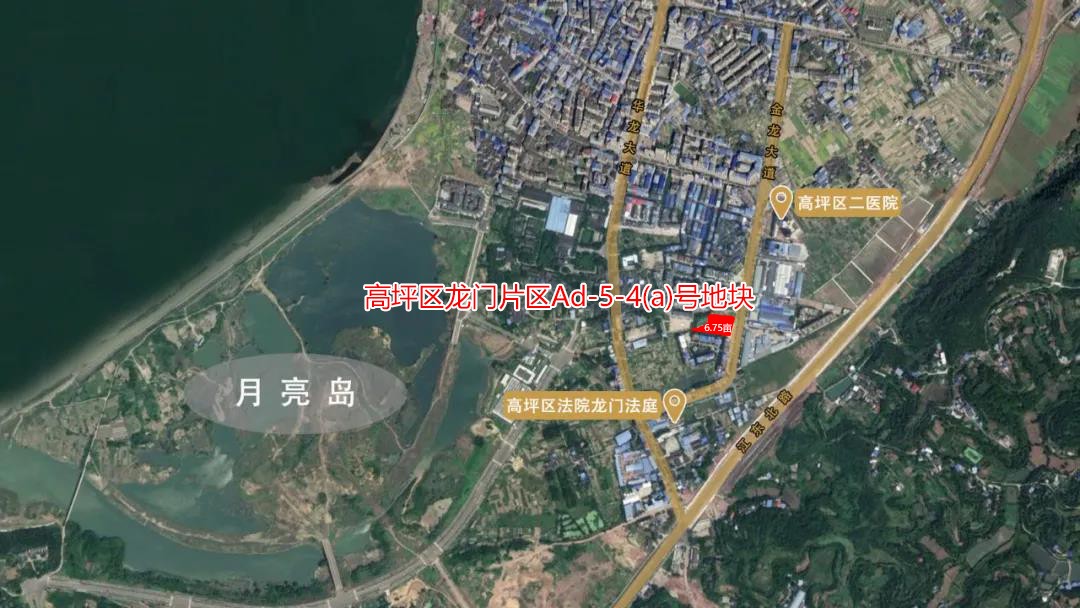 南充楼市 土地市场 共6宗地块进行拍卖,含嘉陵区1宗和高坪区5宗.