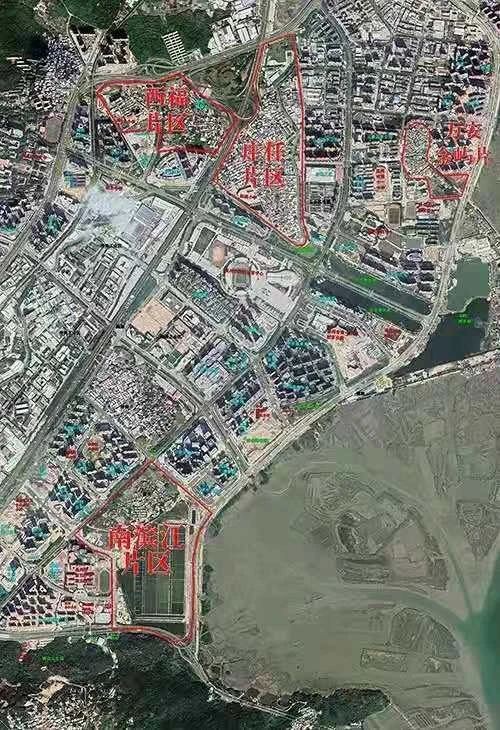 西至安达路,北至大江盛世项目用地,南至万智街(具体见万安片区(金屿