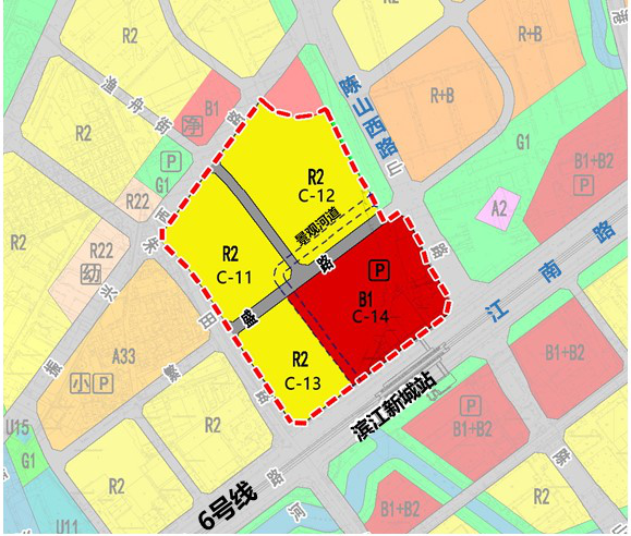 宁波滨江核心片区启动区c区块局部调整批后公告