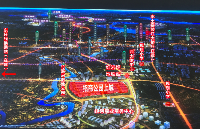 住宅基本上都是低密度洋房,别墅小区,但是在诸多项目中,紧邻6号线红岩