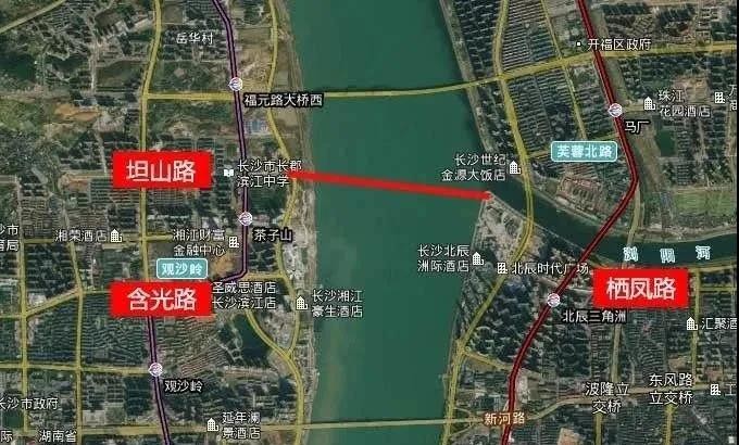 长沙主城再曝一个过江通道规划