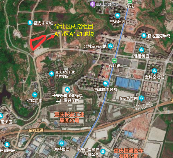 f27-2-2地块 地块位置 渝北区两路组团f分区 轨道交通 10号线鹿山站,3