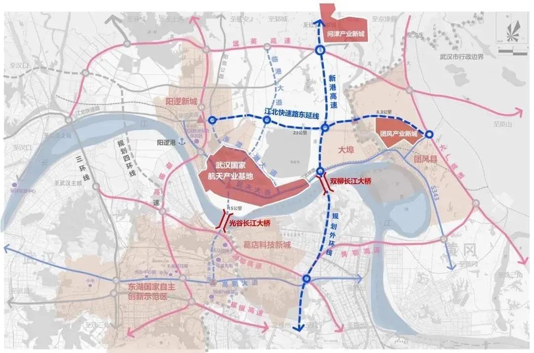 据此前武汉交通运输局消息,光谷长江大桥是《武汉城市总体规划》中