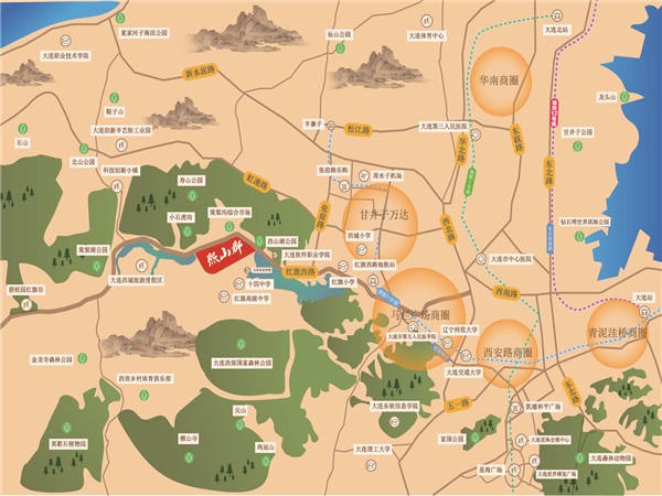 碧桂园熙山郡|进享马栏商圈 退赏山湖美景的花园电梯小洋楼