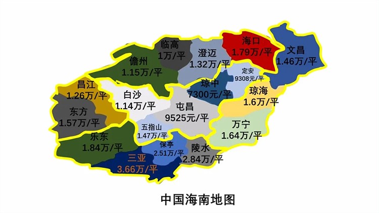 海南各市县最新房价解读你最好看好哪个市县的房源呢