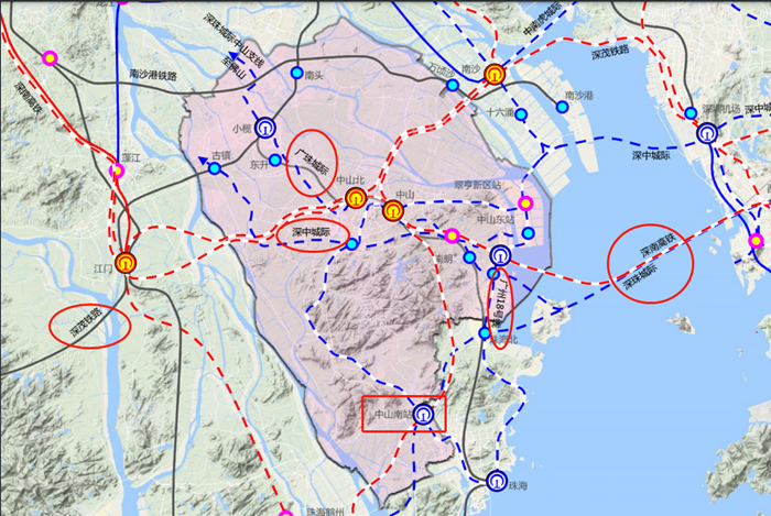 中山南站选址曝光!南部新城启动招标
