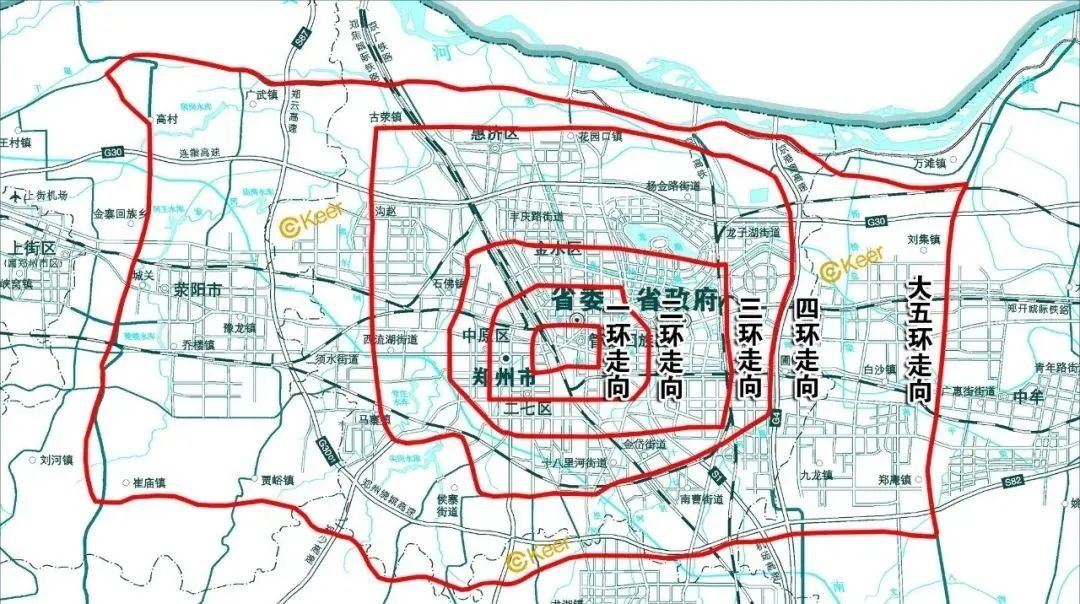 国道310线郑州西南段改建项目,就是郑州市规划建设的"五环路"的重要