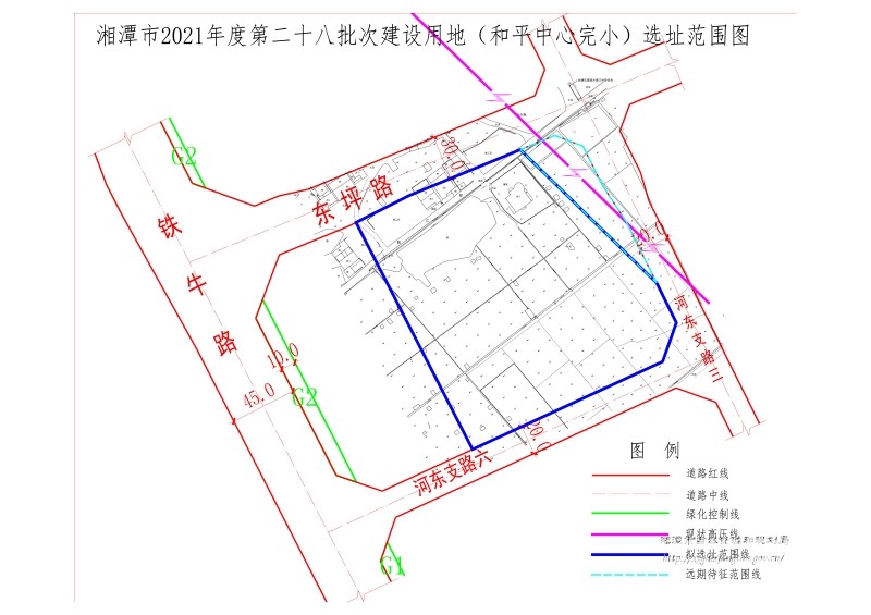 湘潭市岳塘区的家长注意了!和平中心完小项目用地选址