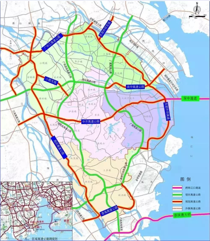 最快2022年通车这条高速途经中山8个镇街接驳5条高速
