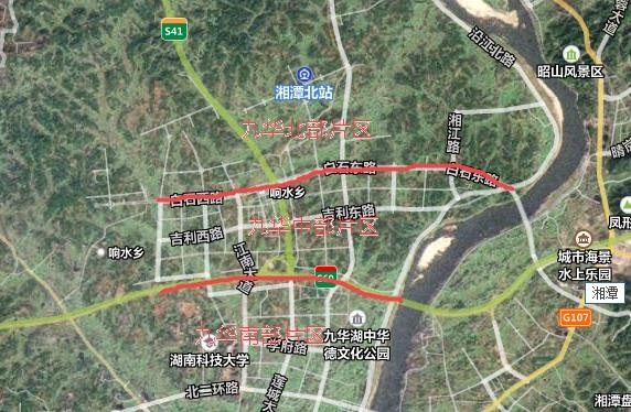 湘潭楼市 本地楼市 其中九华北部片区就是大家常说的融城主战场,南部